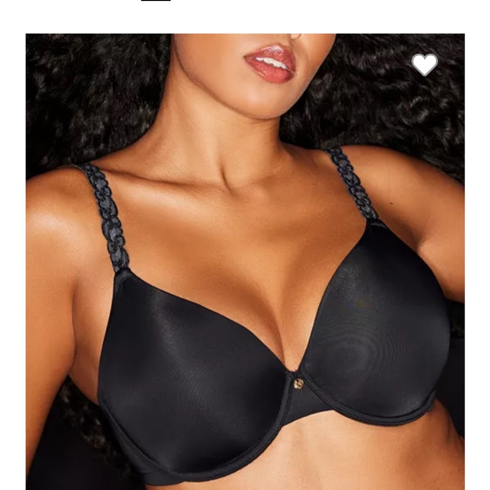 NWT! Natori Pure Luxe Black Underwire Bra